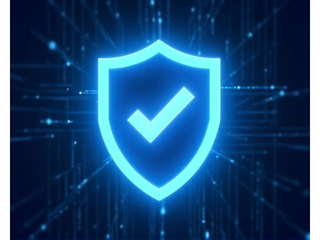 Digital shield representing data security and privacy protection for Horizon Travel Co.